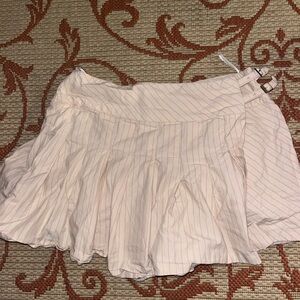 Zara striped mini skort